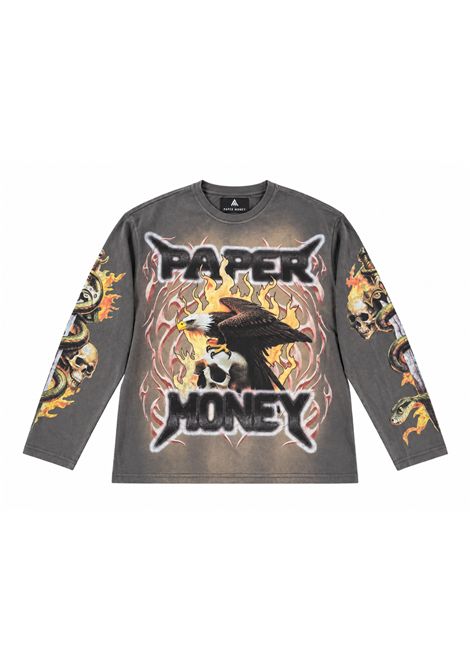 T-shirt con stampa PAPER MONEY | SOAR LONG SLEEVEASPHLT